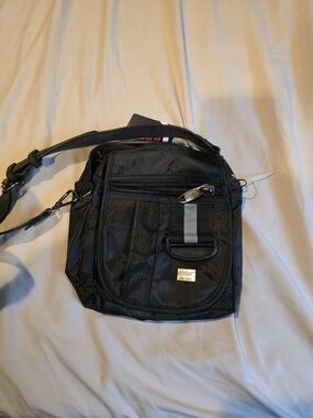Black Crossbody Organizer Bag